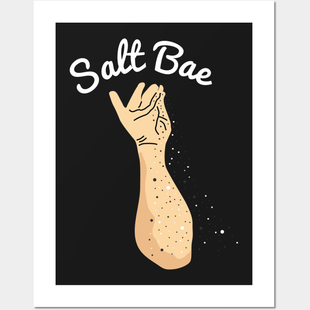 salt bae shirt Wall Art by ajarsbr